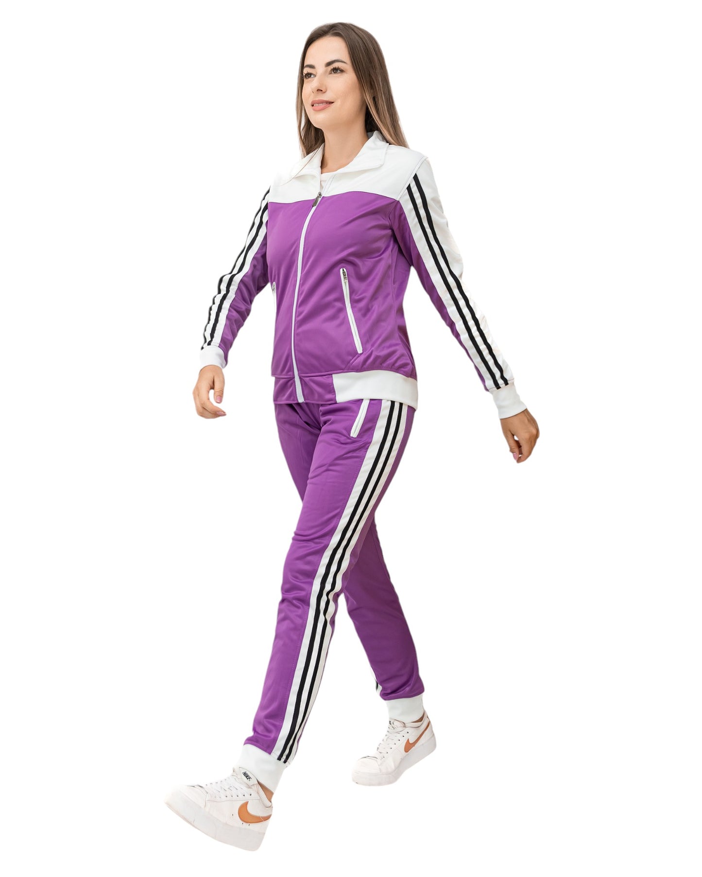 Women’s 2piece Tracksuit set Track Jacket & Track pants matching outfit