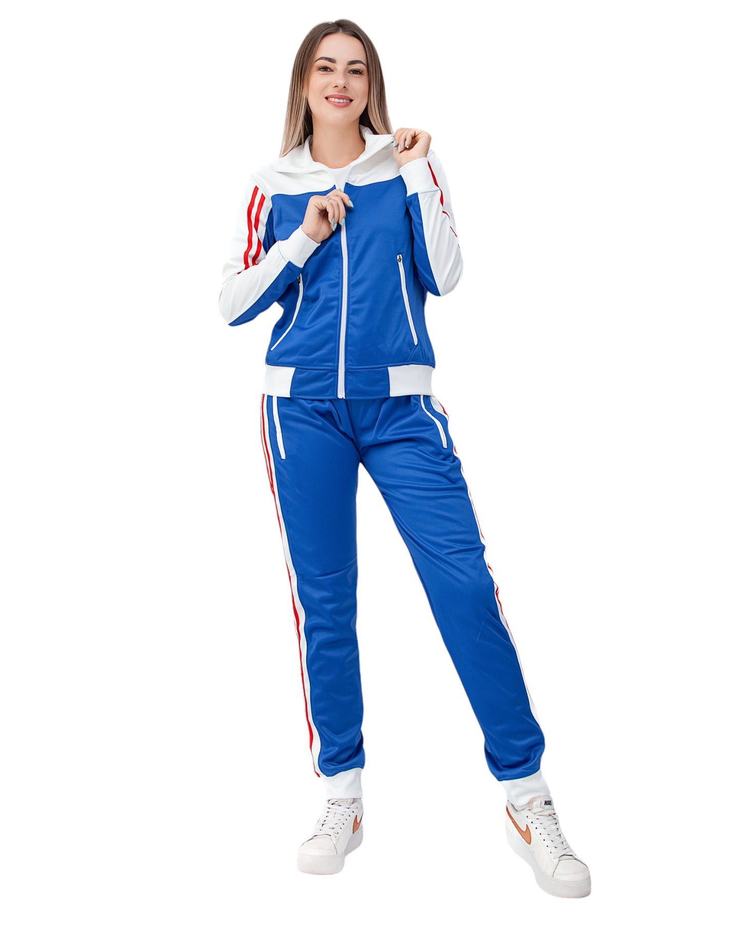 Women’s 2piece Tracksuit set Track Jacket & Track pants matching outfit