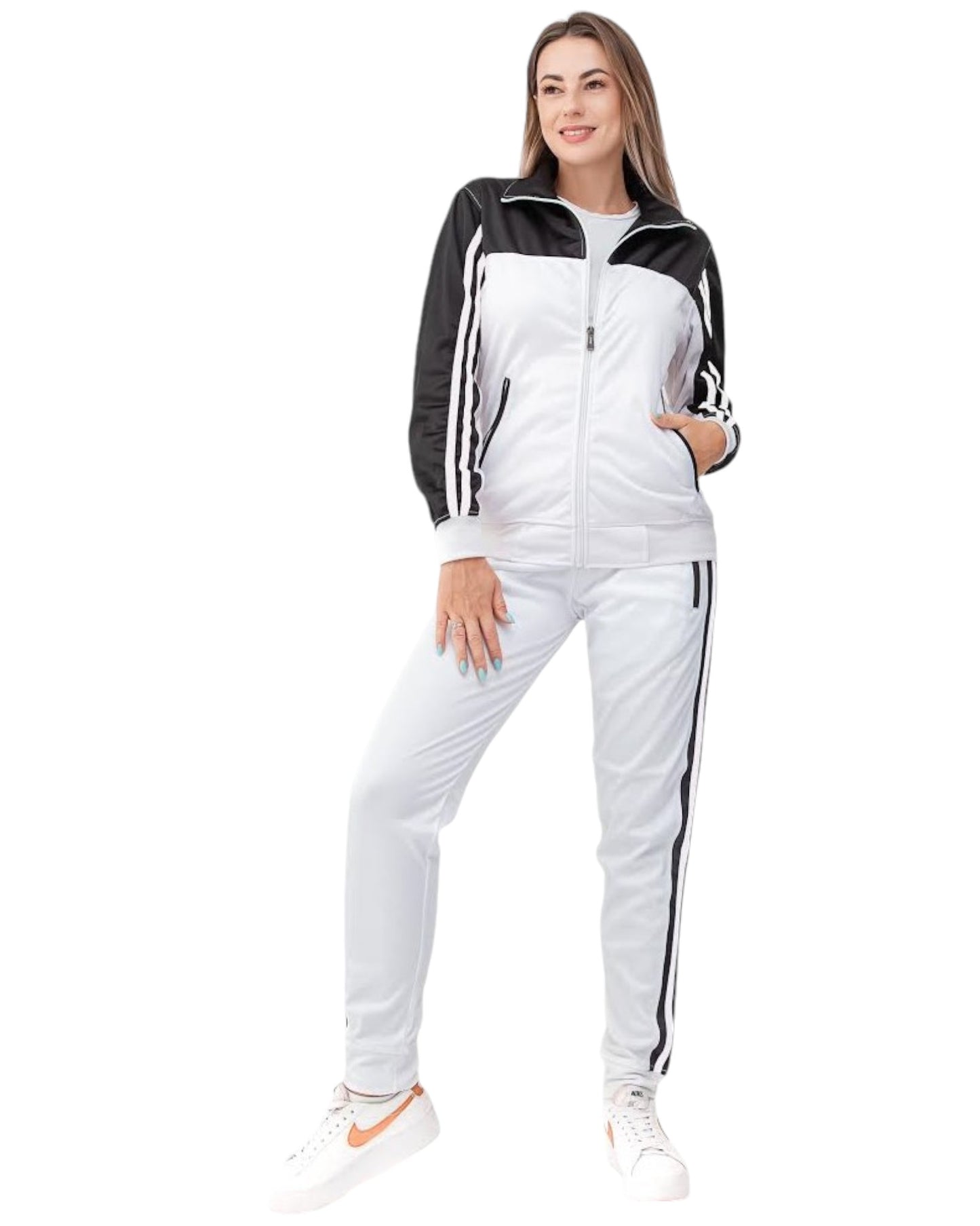 Women’s 2piece Tracksuit set Track Jacket & Track pants matching outfit