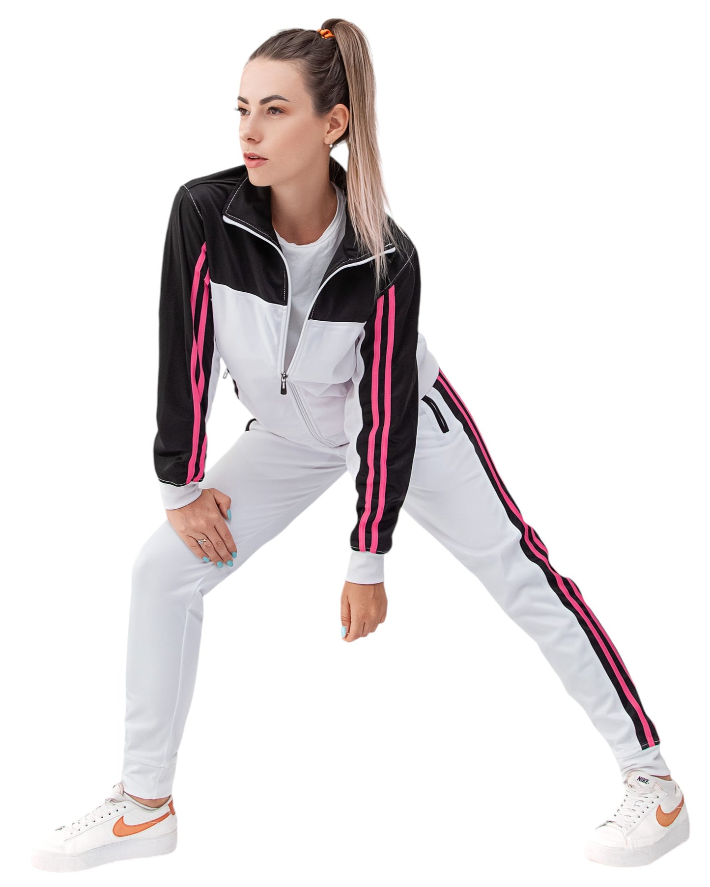 Women’s 2piece Tracksuit set Track Jacket & Track pants matching outfit