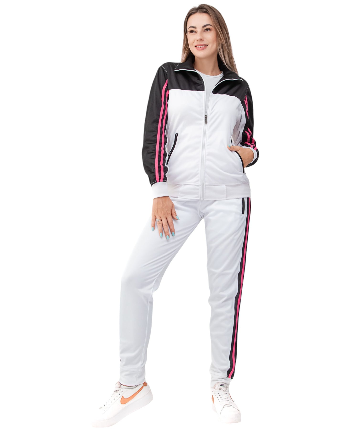 Women’s 2piece Tracksuit set Track Jacket & Track pants matching outfit