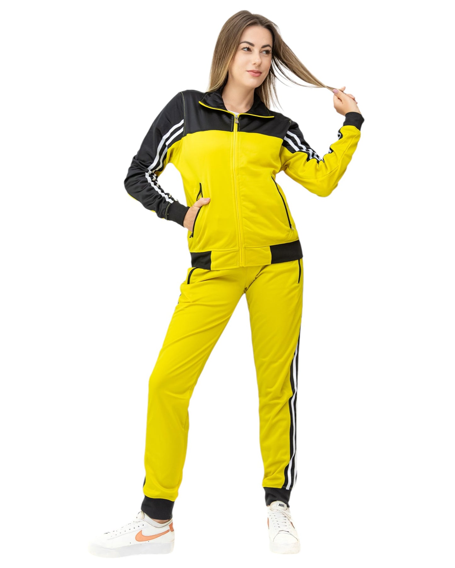 Women’s 2piece Tracksuit set Track Jacket & Track pants matching outfit