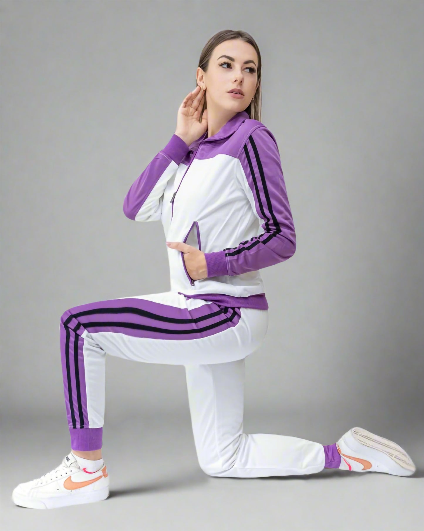 Women’s Co ord Tracksuit 2-piece Tracksuit Loungewear Set