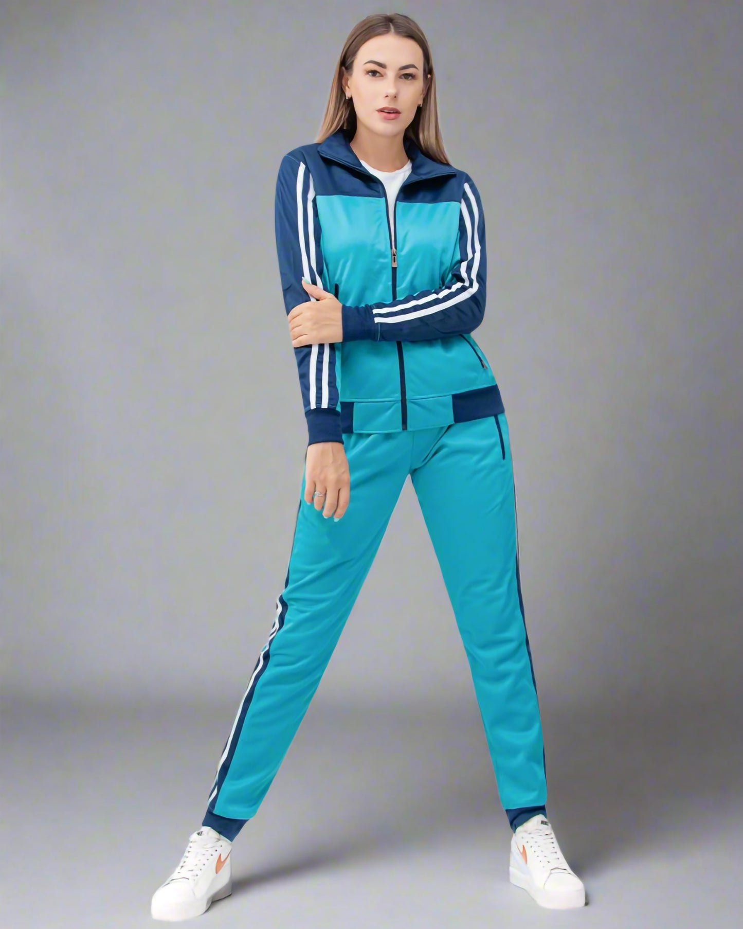 Women’s Co ord Tracksuit 2-piece Tracksuit Loungewear Set