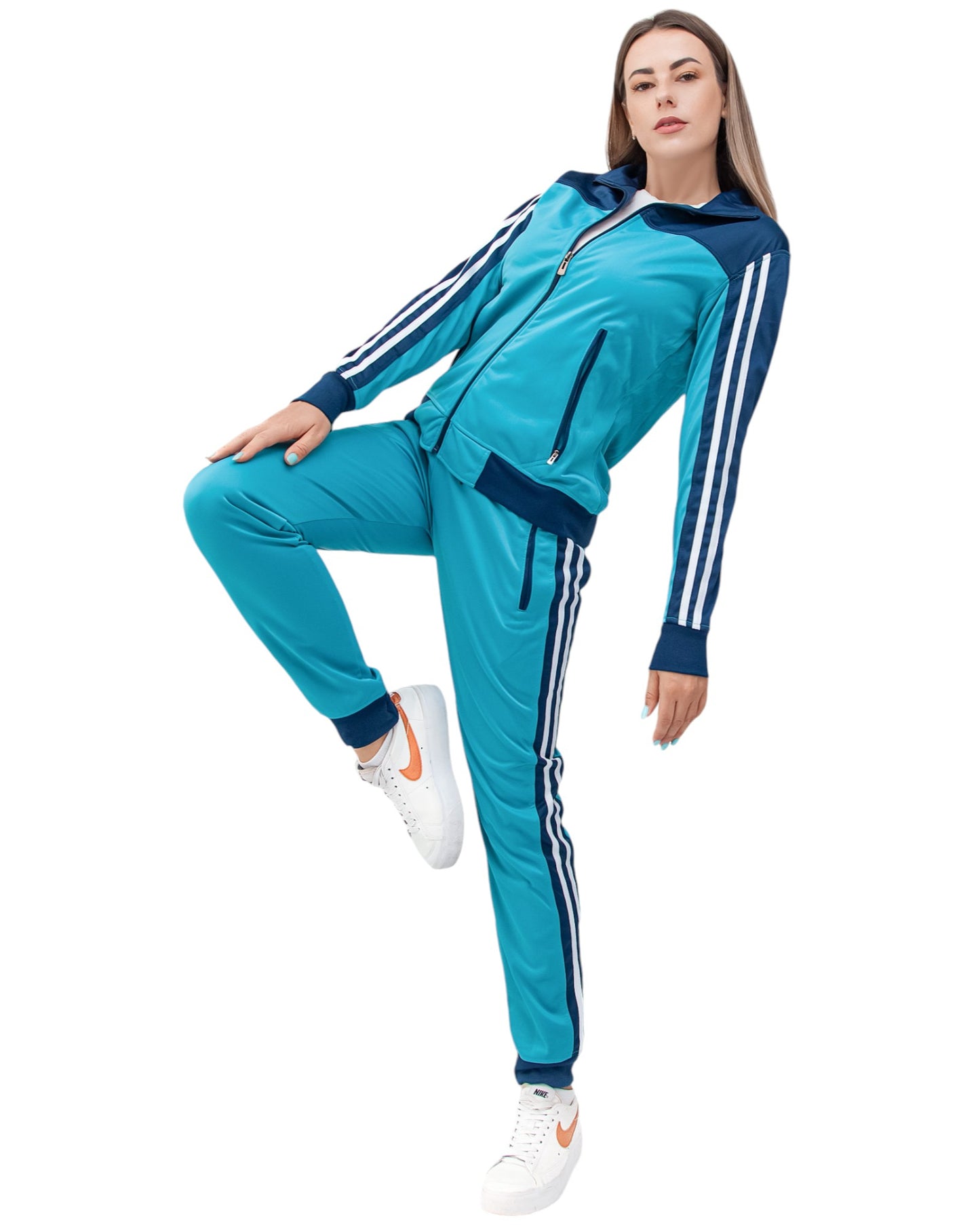 Women’s 2piece Tracksuit set Track Jacket & Track pants matching outfit