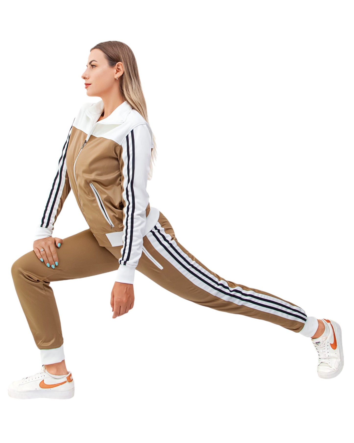 Women’s 2piece Tracksuit set Track Jacket & Track pants matching outfit