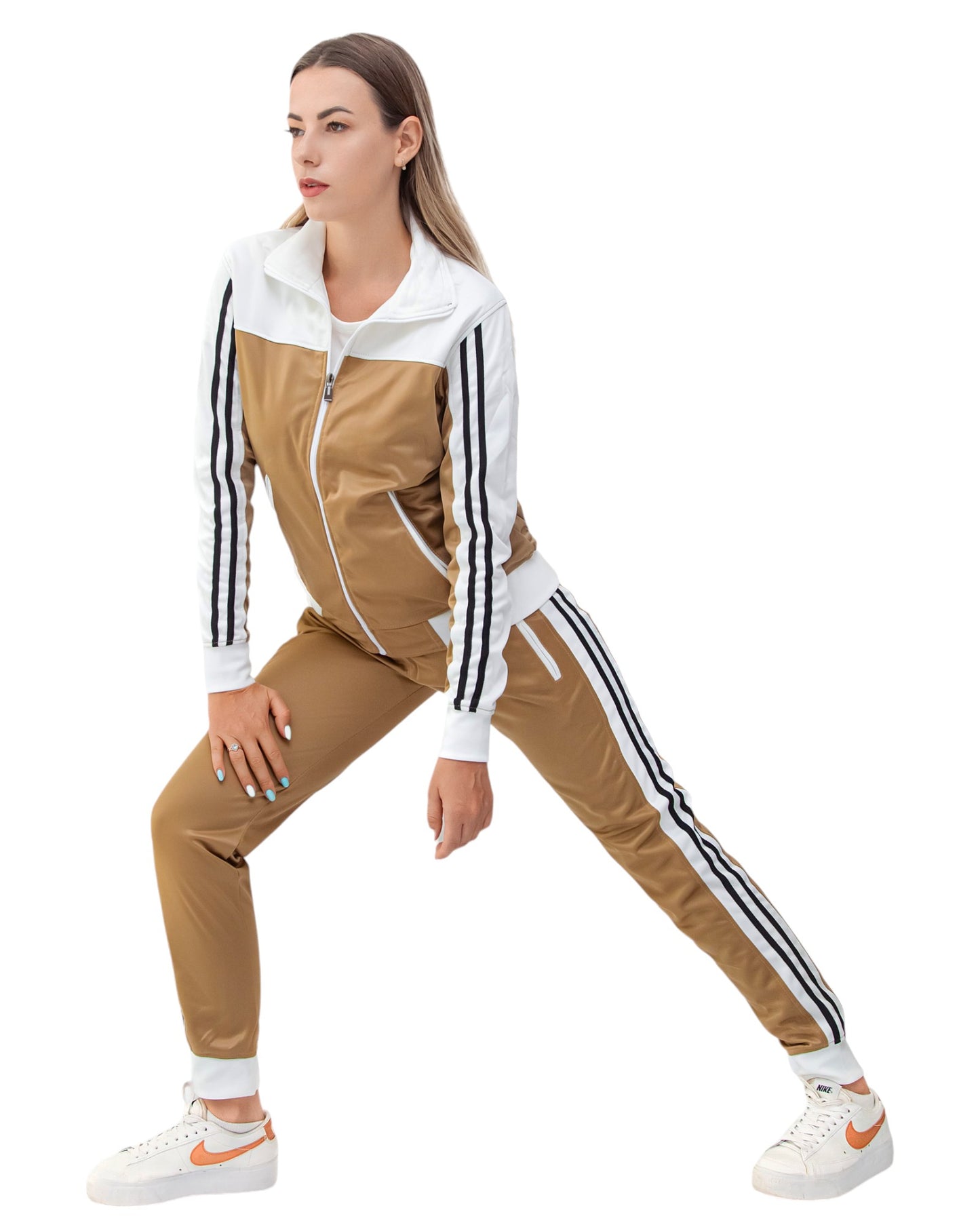 Women’s 2piece Tracksuit set Track Jacket & Track pants matching outfit