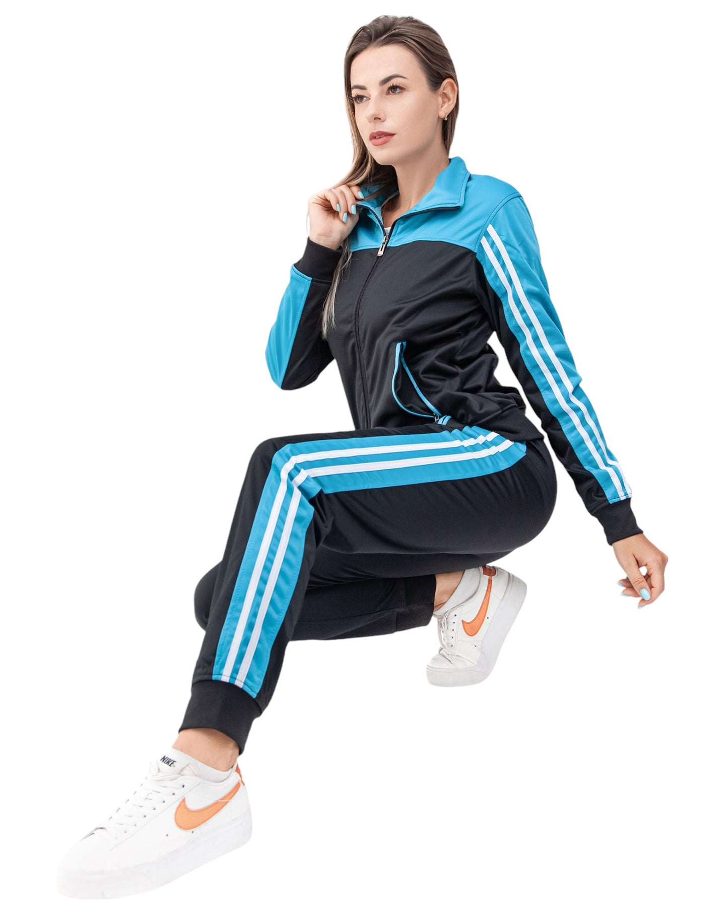 Women’s 2piece Tracksuit set Track Jacket & Track pants matching outfit