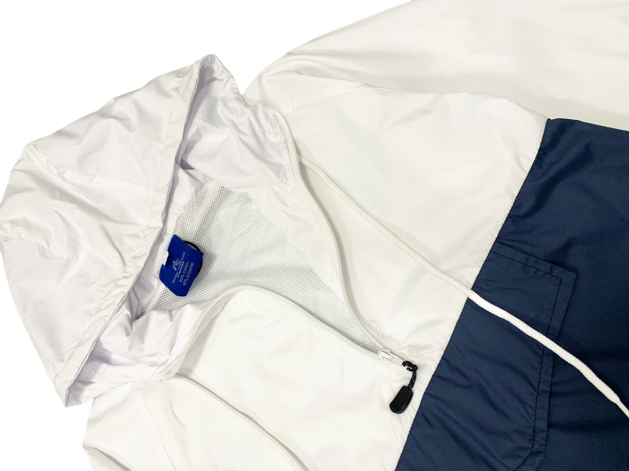 Men’s quarter zip windbreaker Tracksuit Mesh Lined Pullover Jacket with Jogger Pants