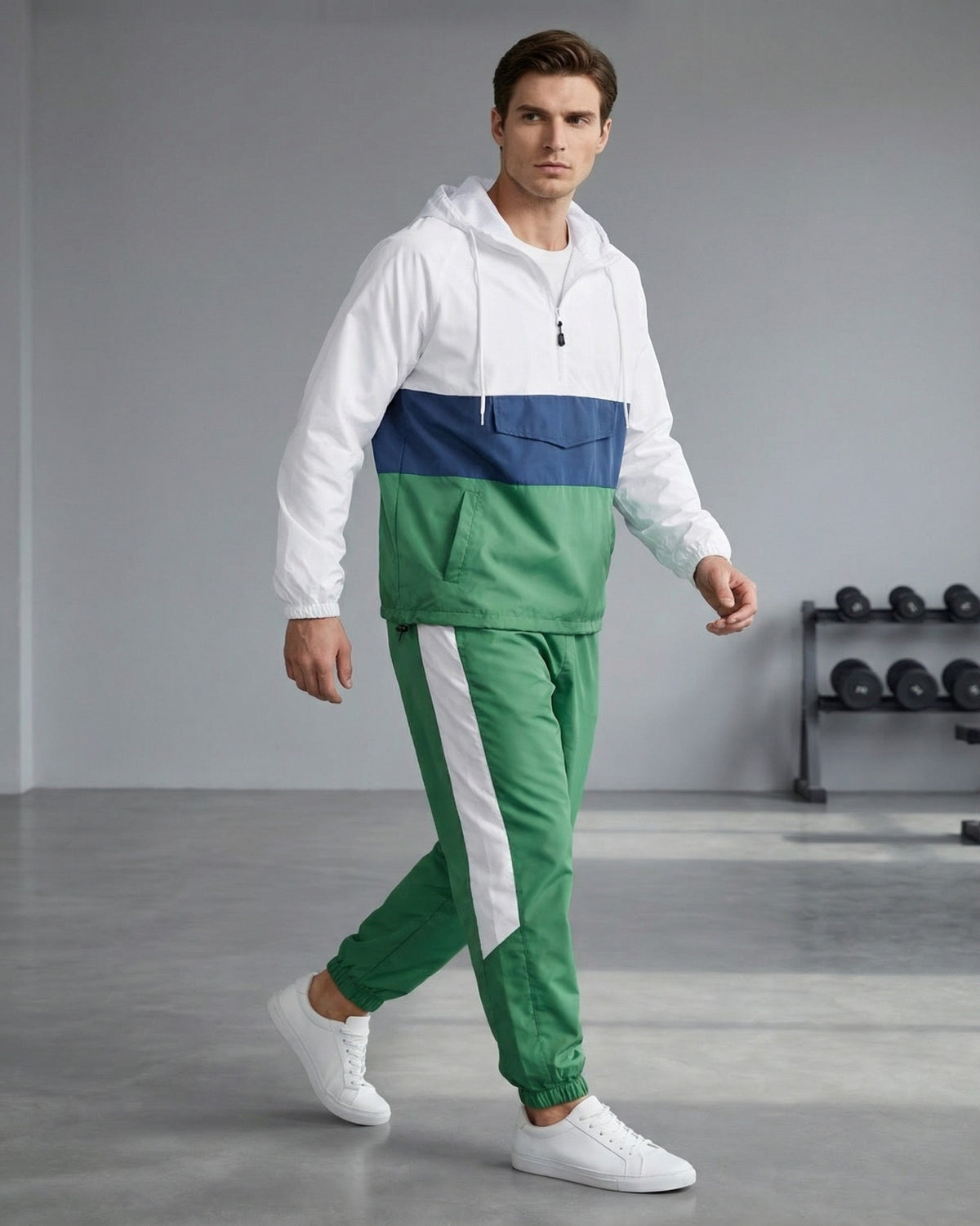 Men's Quarter-Zip Windbreaker Set – alternate view 23