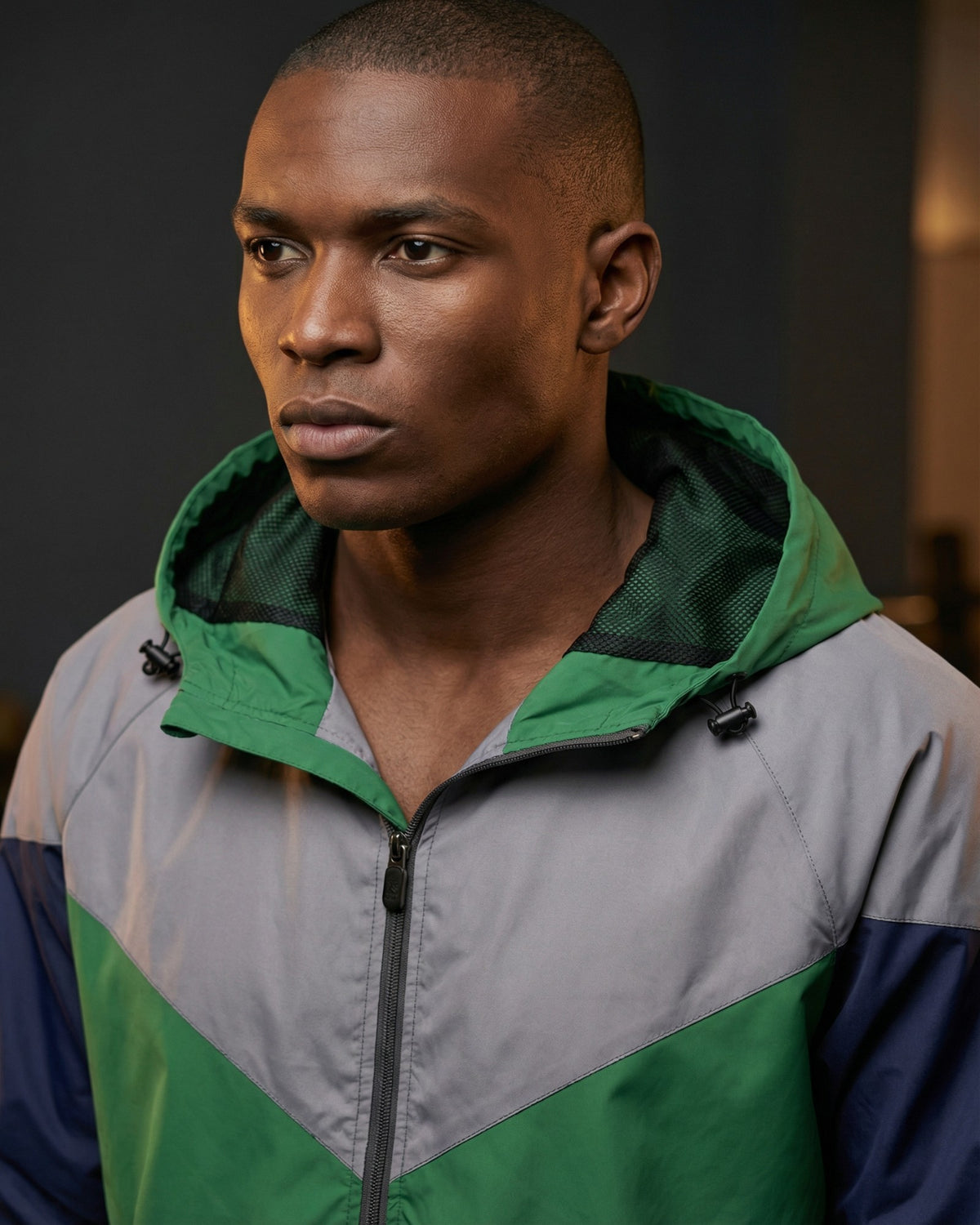 Men's Colorblock Windbreaker Workout Set – alternate view 10