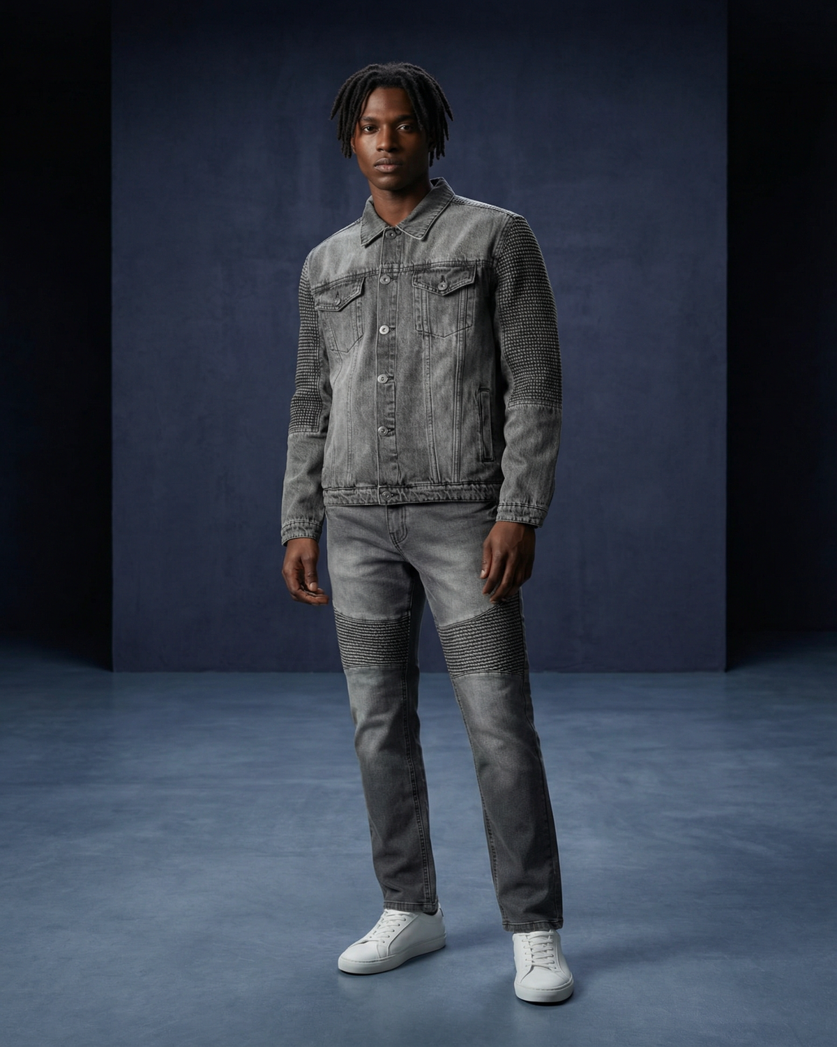 Men's Modern Moto Denim Set – Premium 14OZ Denim – alternate view 6