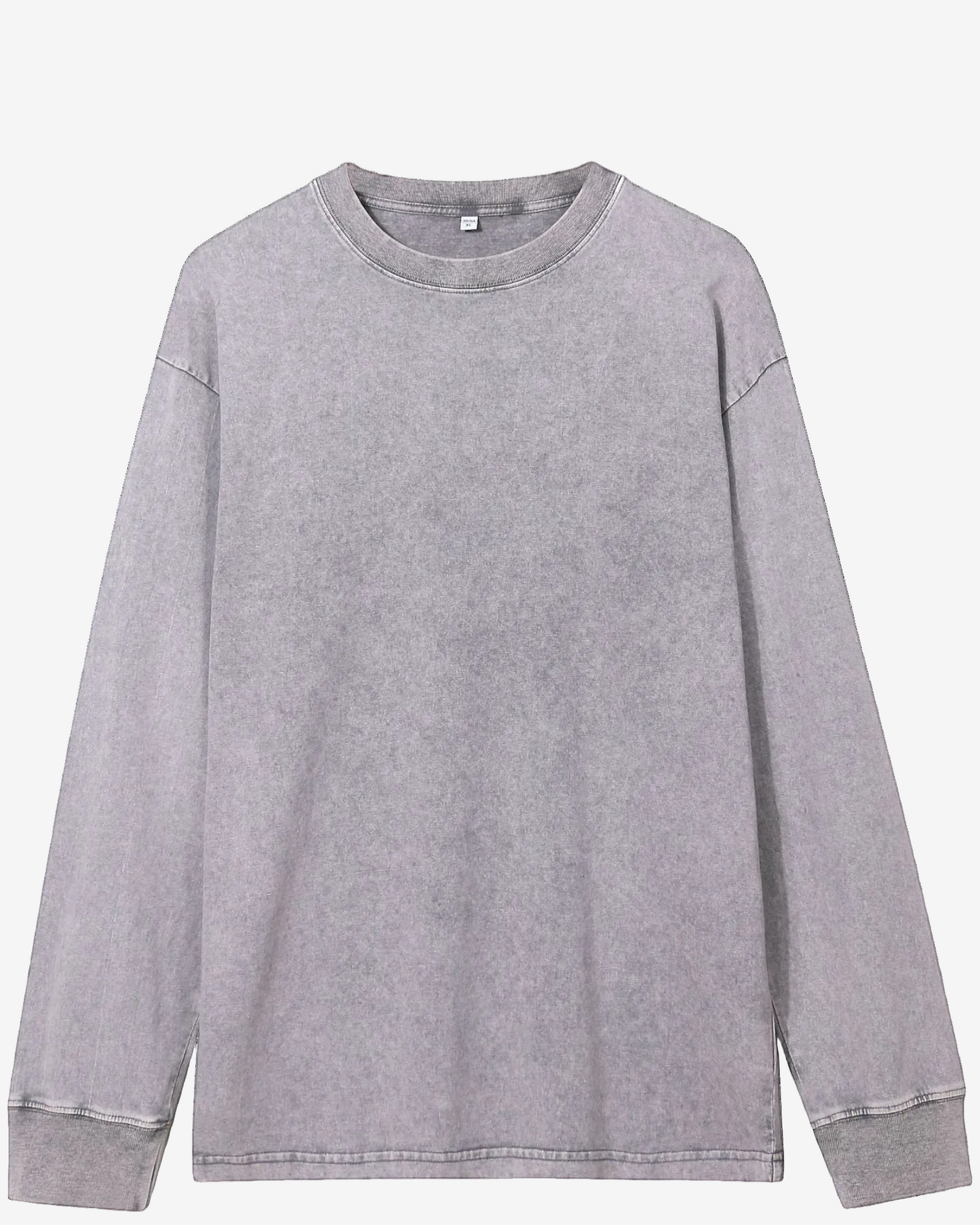 Men’s Long Sleeve Acid Wash T Shirt