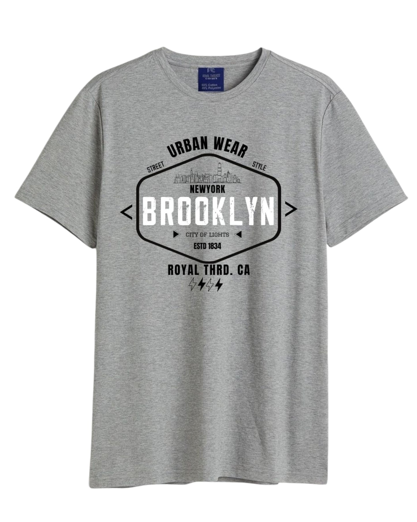 Men Brooklyn Print Summer T shirt