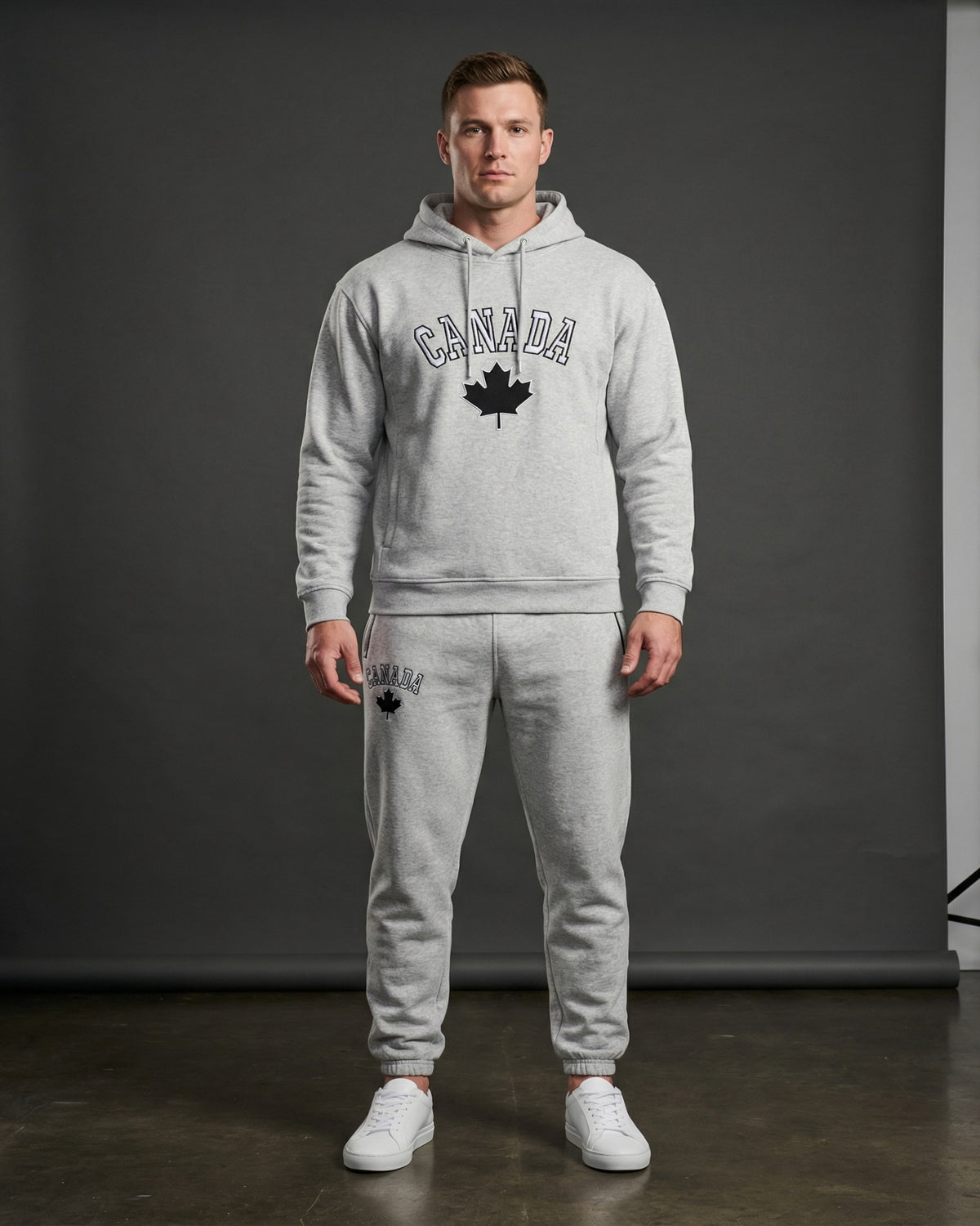 Men's Classic Pullover Canada Print Sweatsuit – alternate view 19