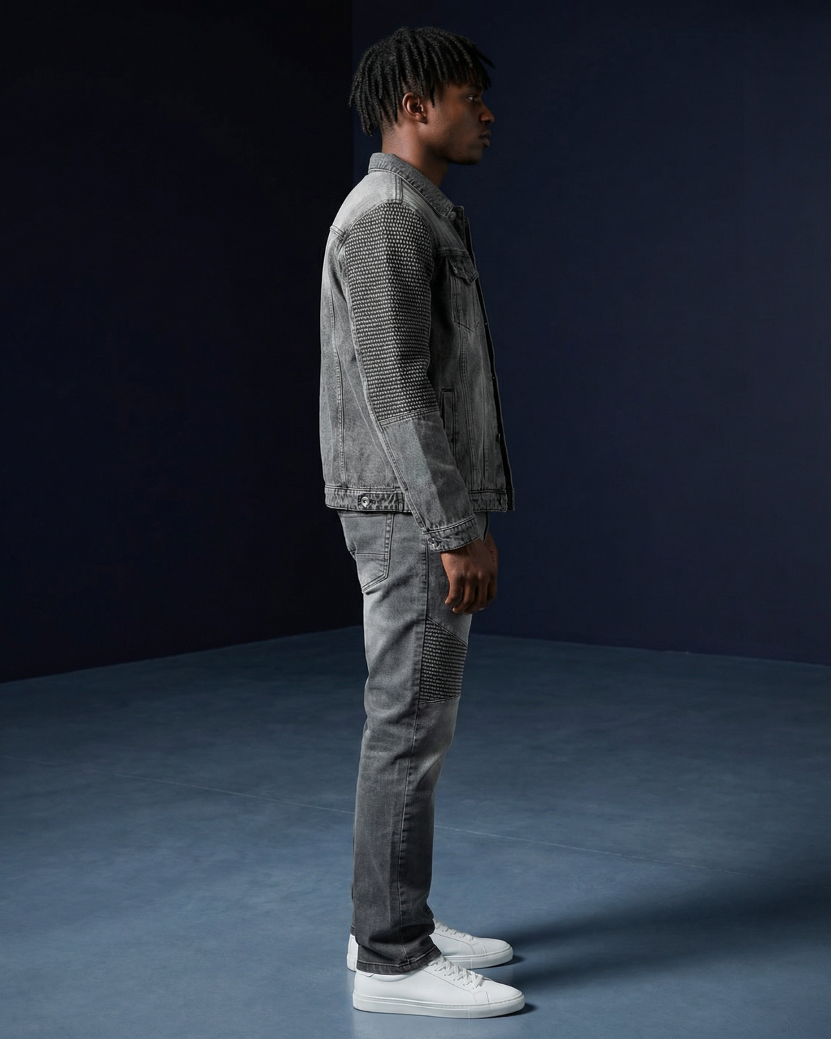 Men's Modern Moto Denim Set – Premium 14OZ Denim – alternate view 8