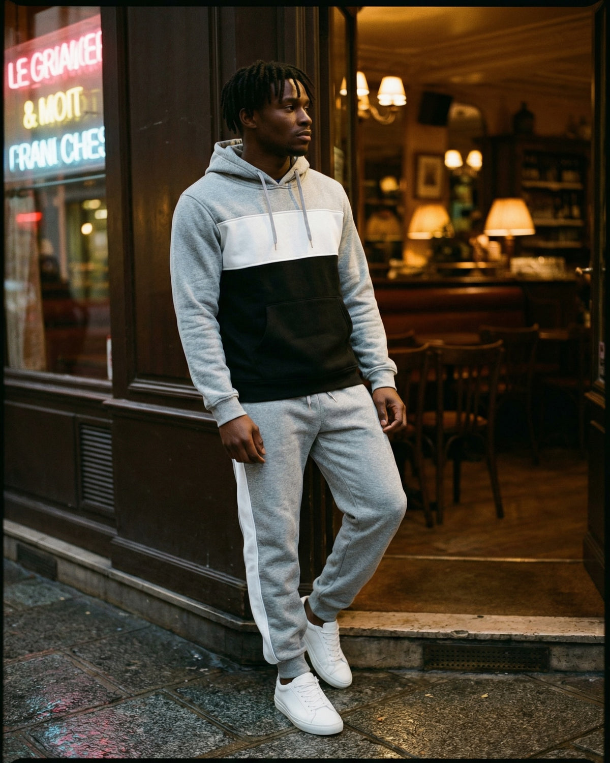 Men's Galaxy Pullover Hoodie Jogger Set – alternate view 12