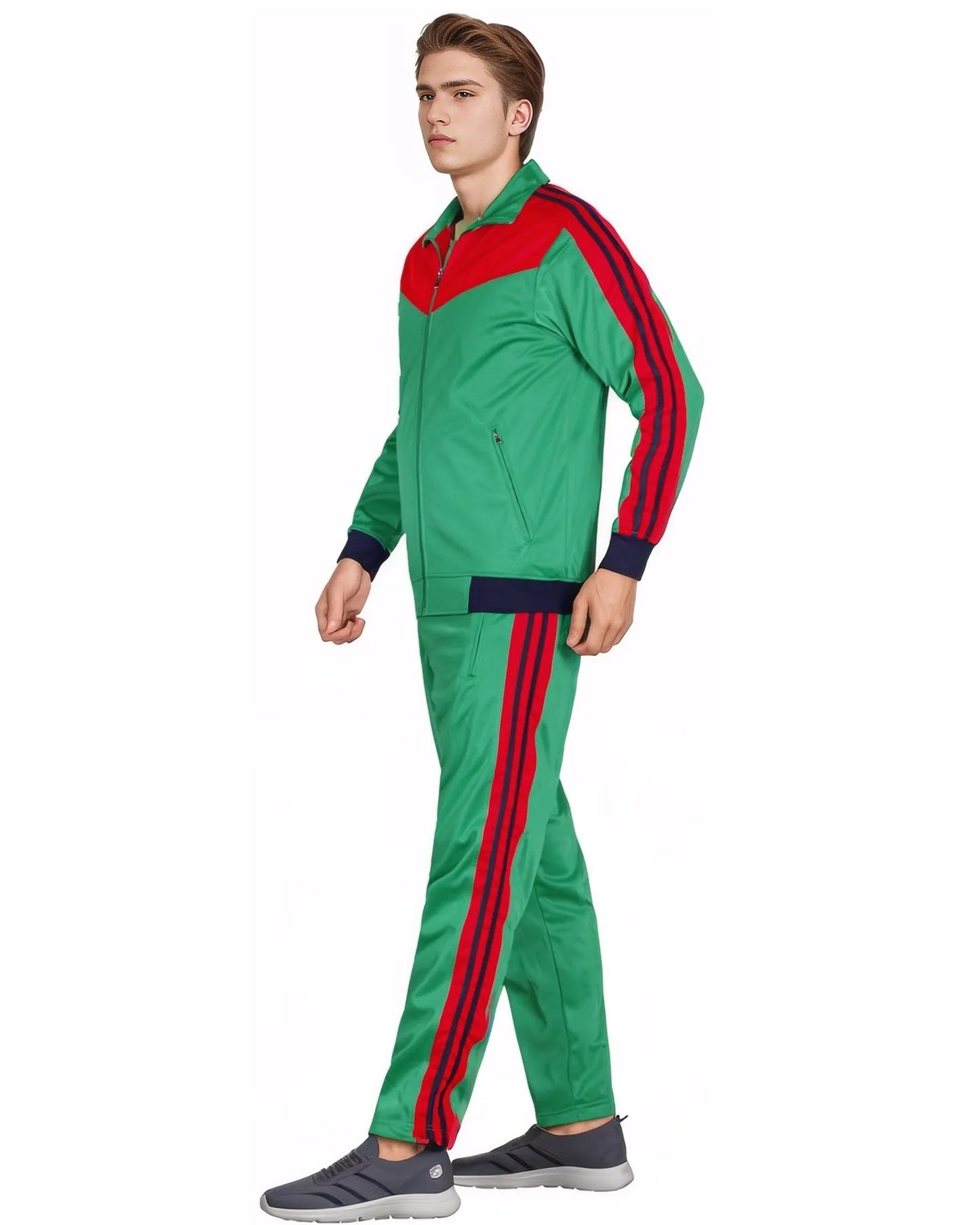 Men's Soft Athletic Tracksuit GYM Active Suit