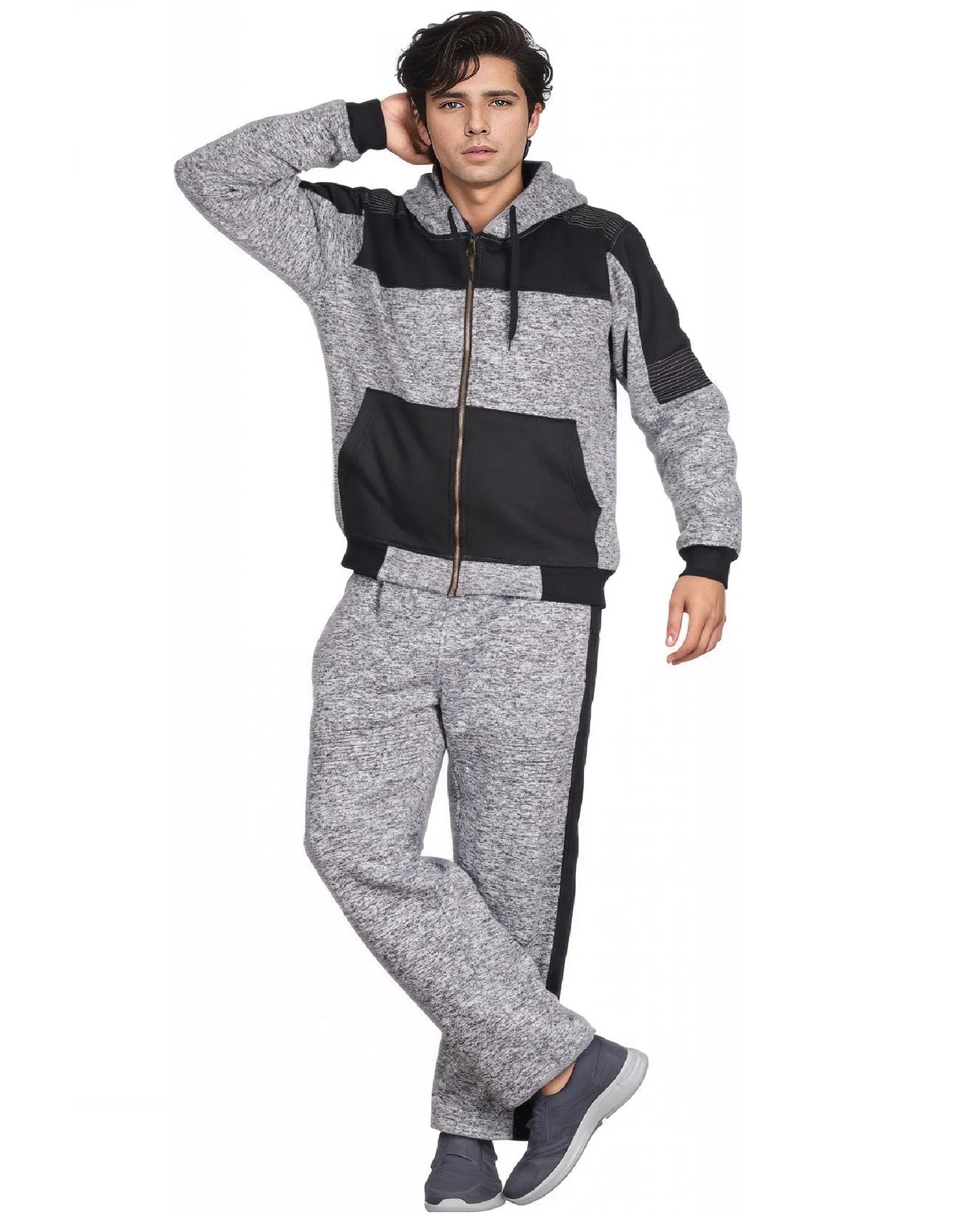 Men's Reef-Tech Fleece Sweatsuit biker stitch Set