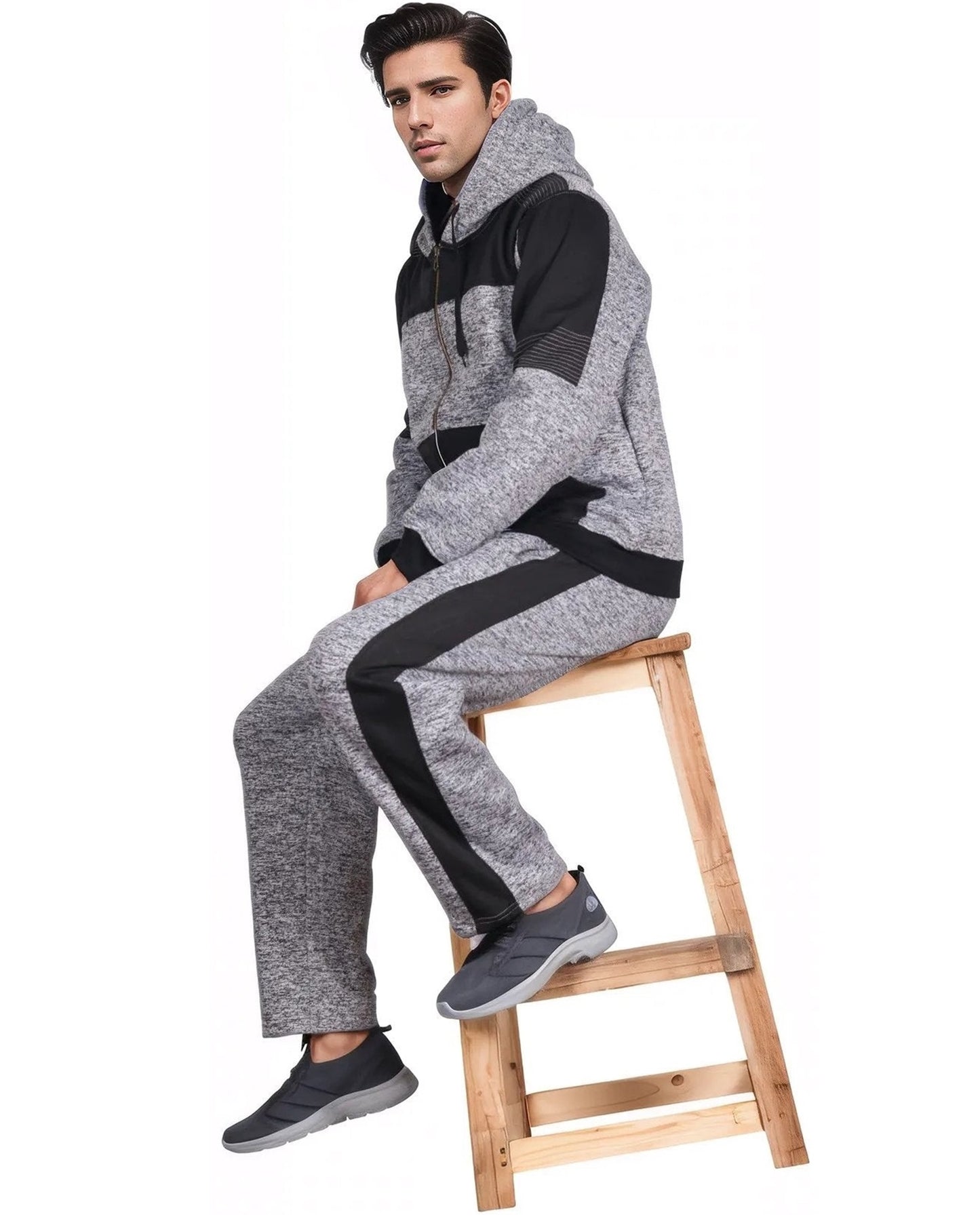 Men's Reef-Tech Fleece Sweatsuit biker stitch Set