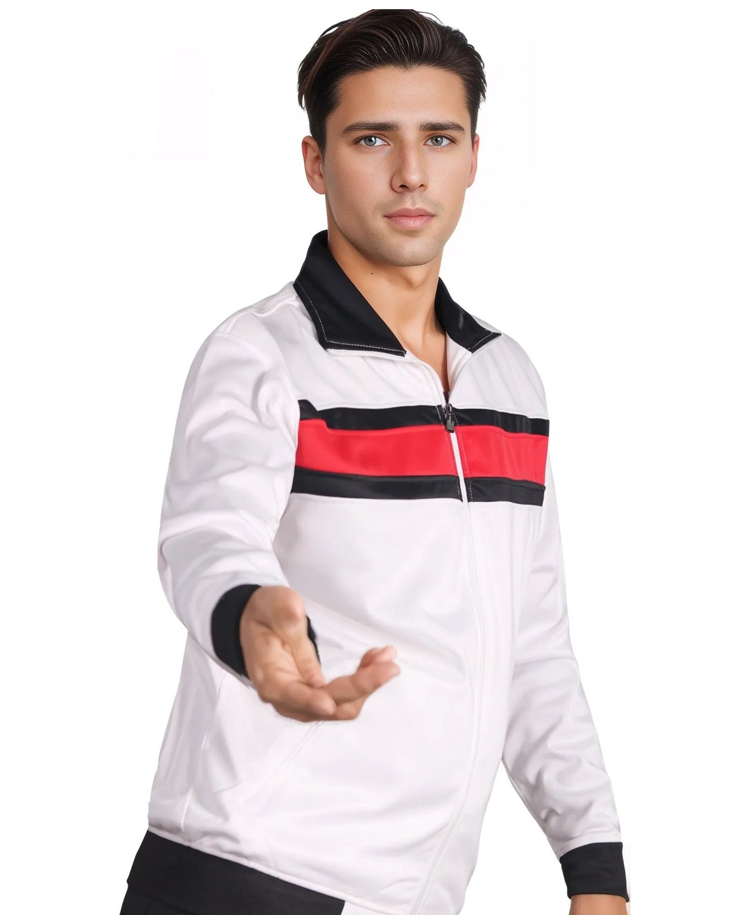 Men's Tracksuit contrast Color 2-piece Set