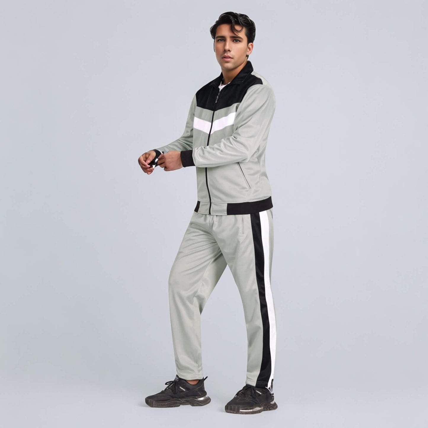 Men's rtGlad Activewear Track Pant and Track Jacket Sports Jogger Athletic Debut 90's Outfit Set