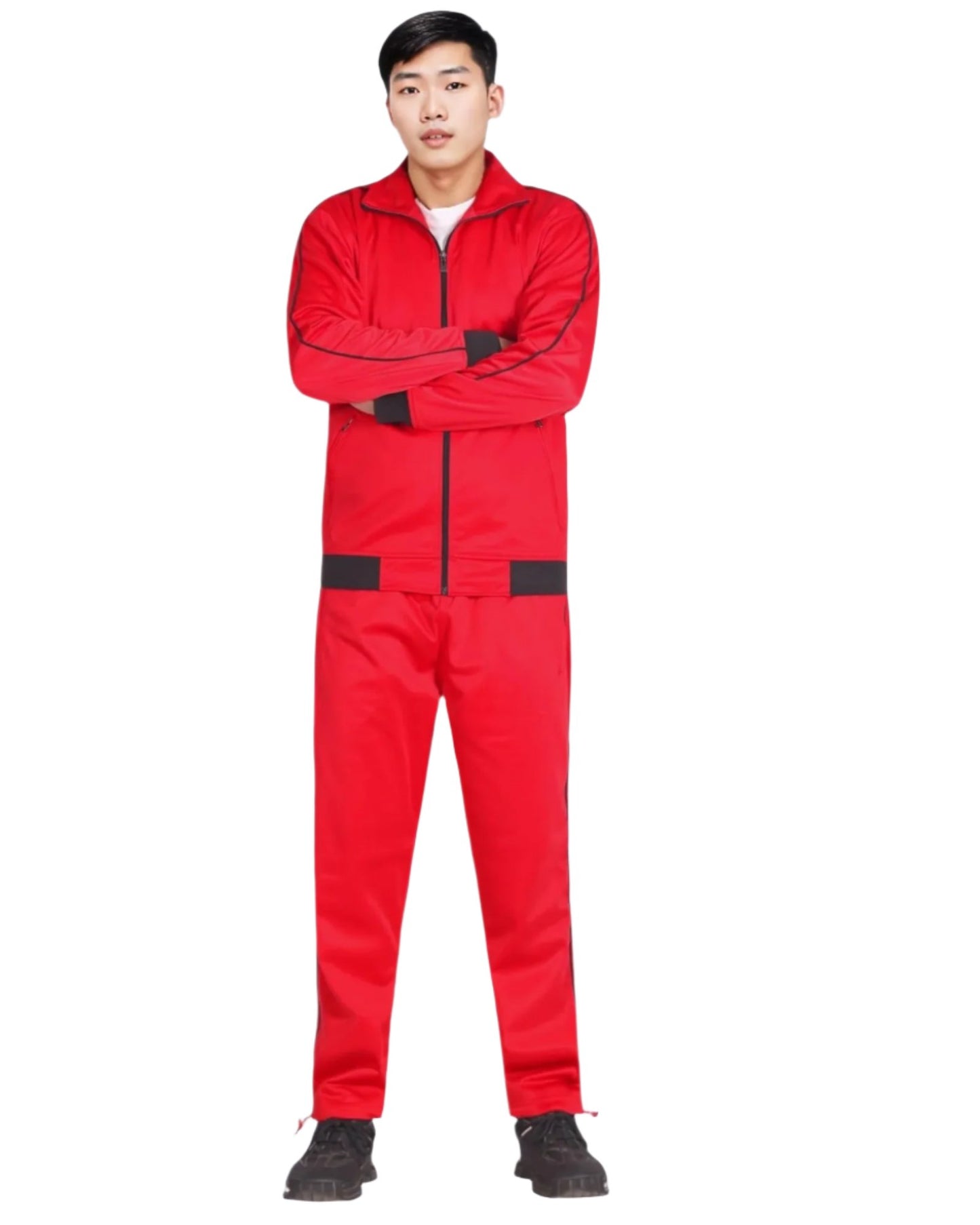 Men's casual Tracksuit plain season round Matching Outfit