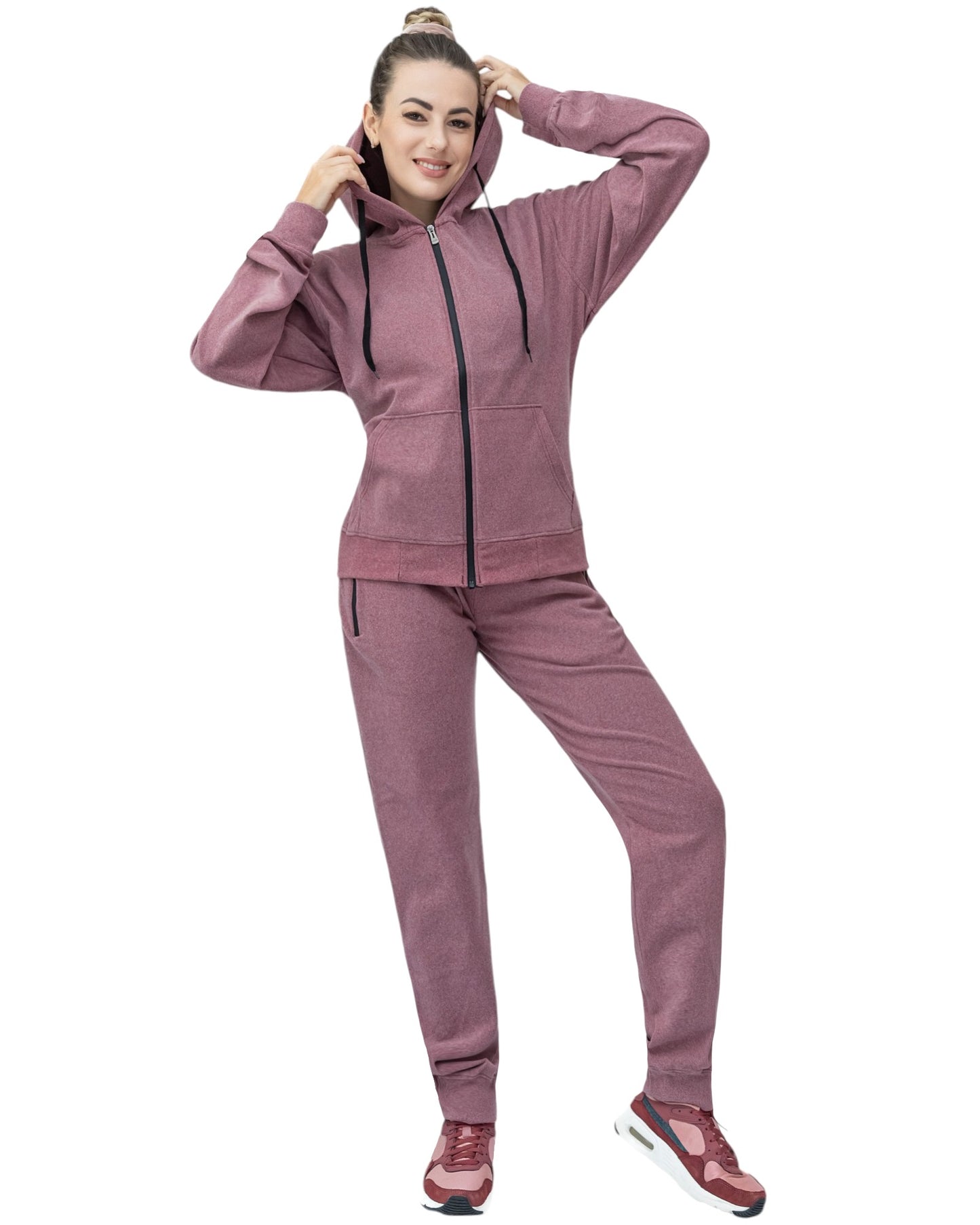 Women's Soft Stretch Warm & Comfy fleece 2-piece Sweatsuit