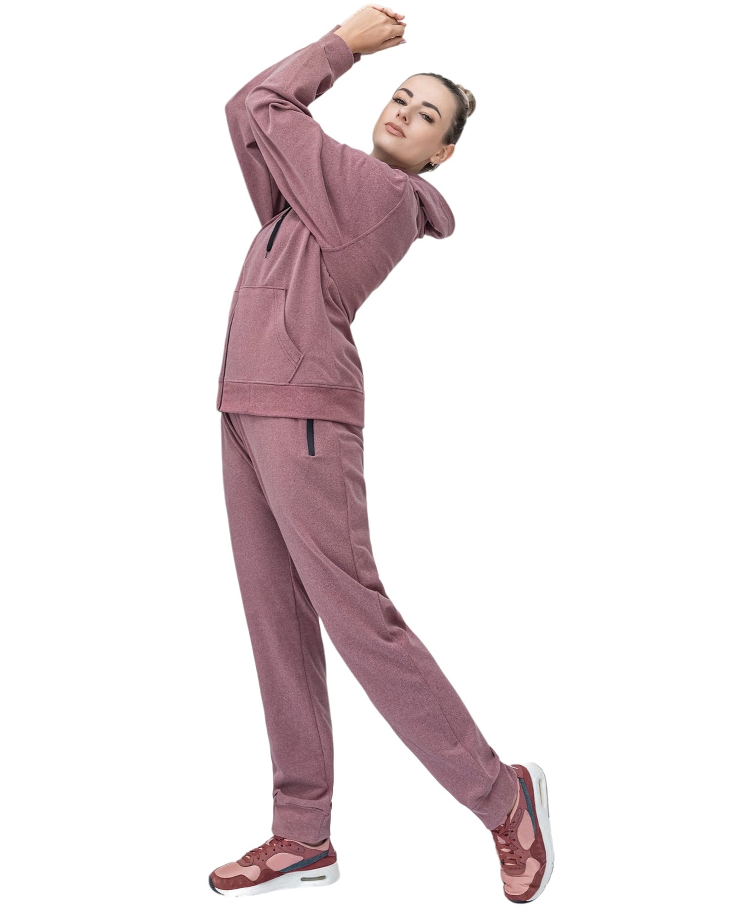 Women's Soft Stretch Warm & Comfy fleece 2-piece Sweatsuit