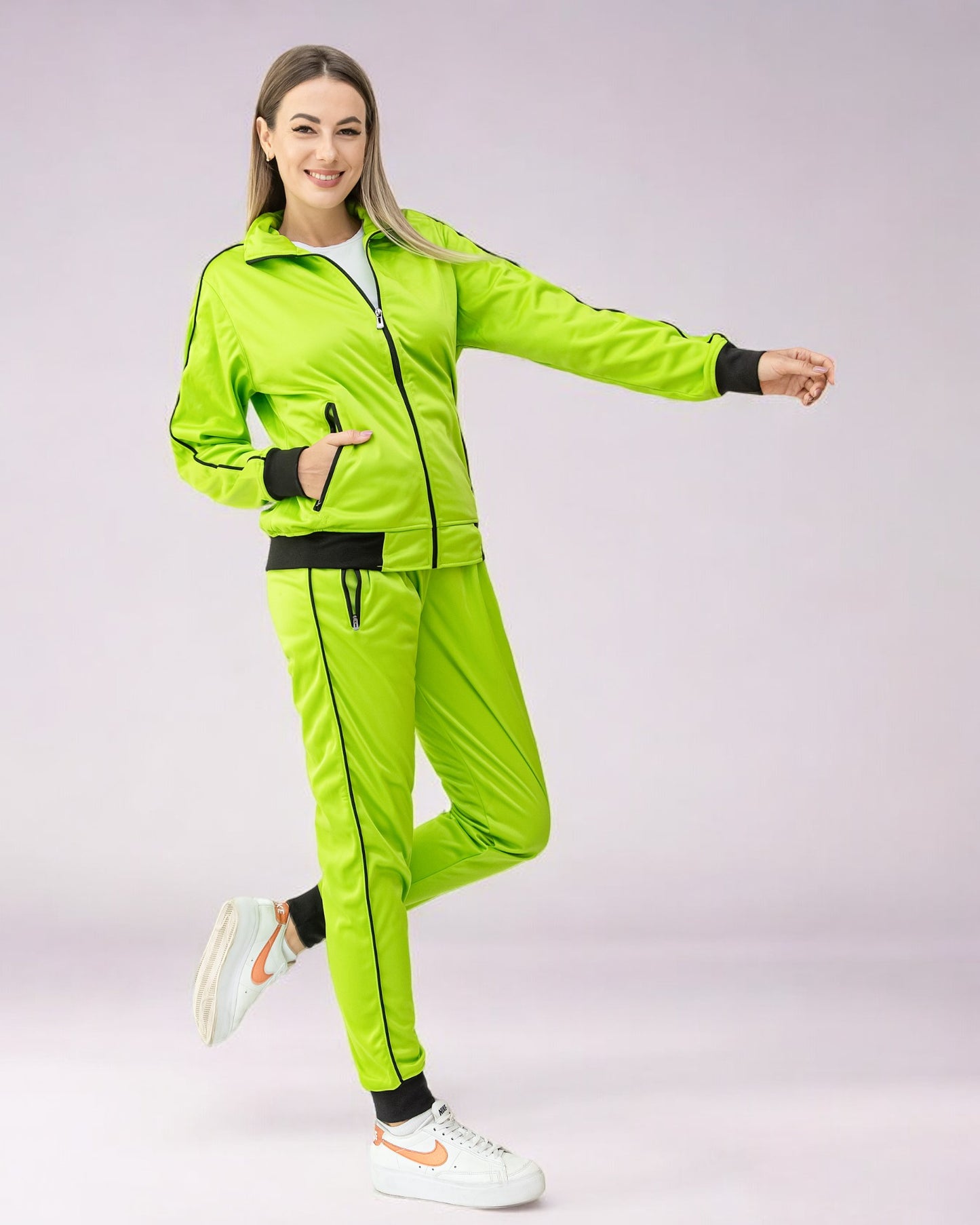 Women’s Classic Jogger Tracksuit plain Jogging Set Lounge Outfit