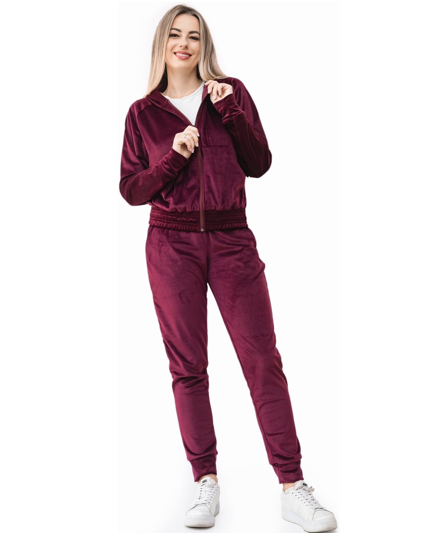 Women's Soft Velvet Spring Set