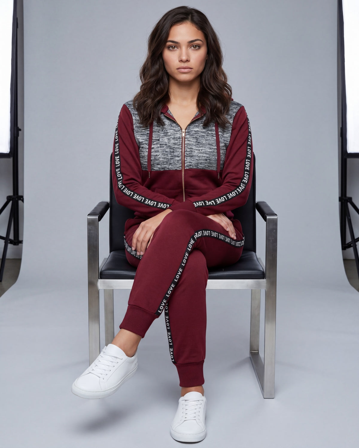 Women's Love Stripe Sweatsuit – alternate view 25