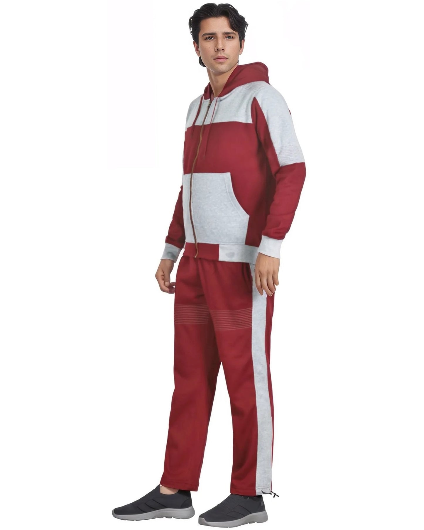 Men's Reef-Tech Fleece Sweatsuit biker stitch Set