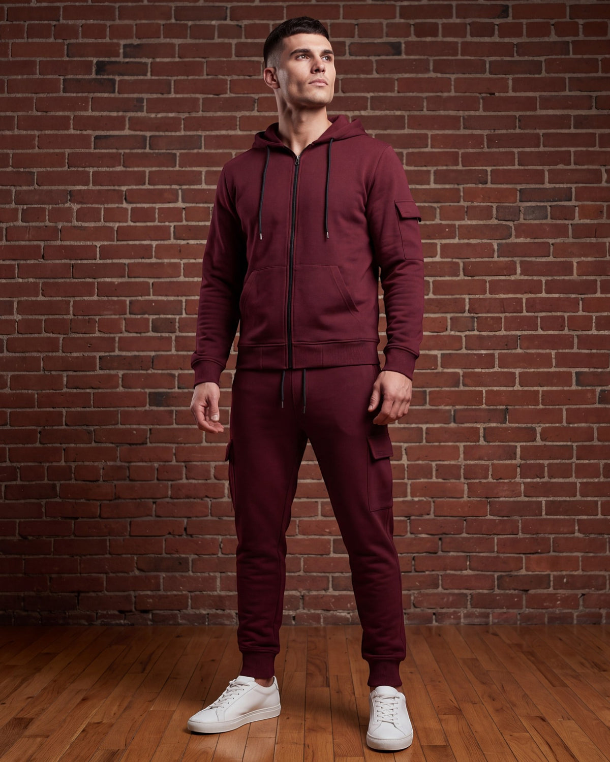 Men’s Premium Cotton Cargo Set – Heavy Duty 450GSM Fleece