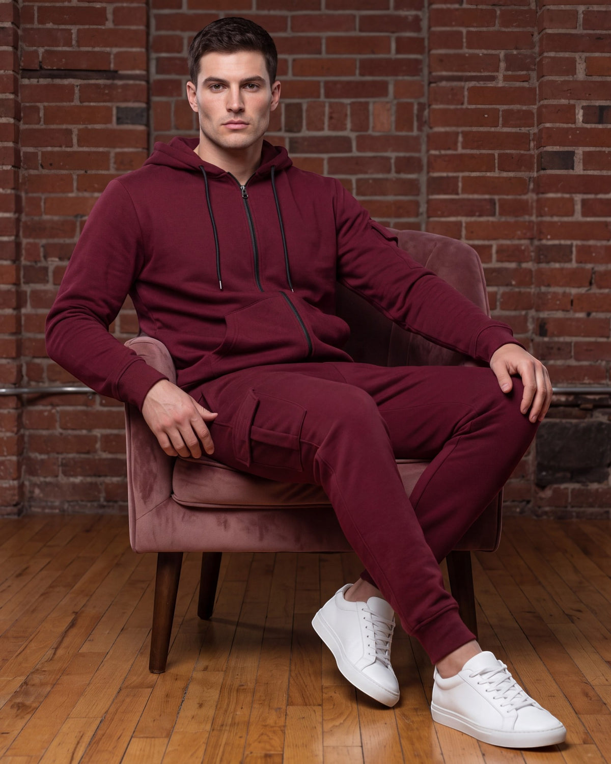 Men’s Premium Cotton Cargo Set – Heavy Duty 450GSM Fleece