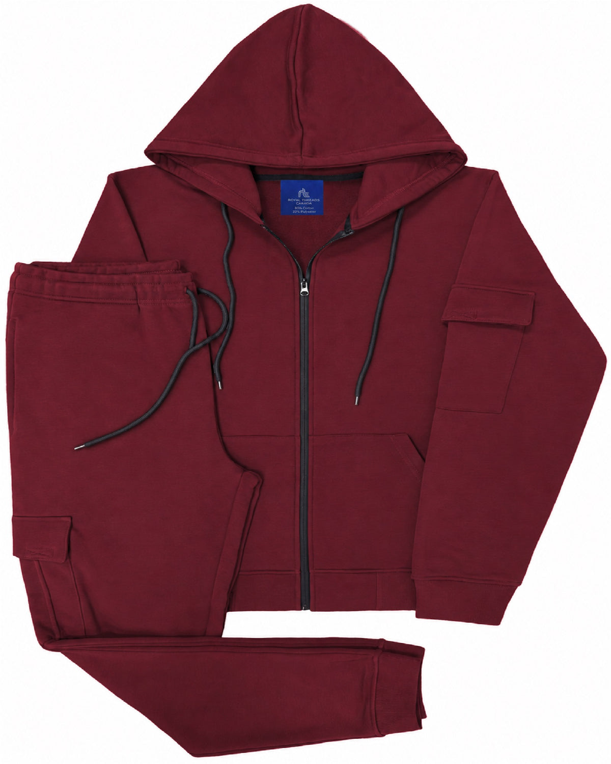 Men’s Premium Cotton Cargo Set – Heavy Duty 450GSM Fleece