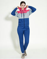 Women’s ColorBlock Zip-Up Sweatsuit