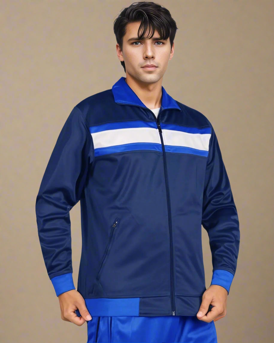 Men's Tracksuit contrast Color 2-piece Set