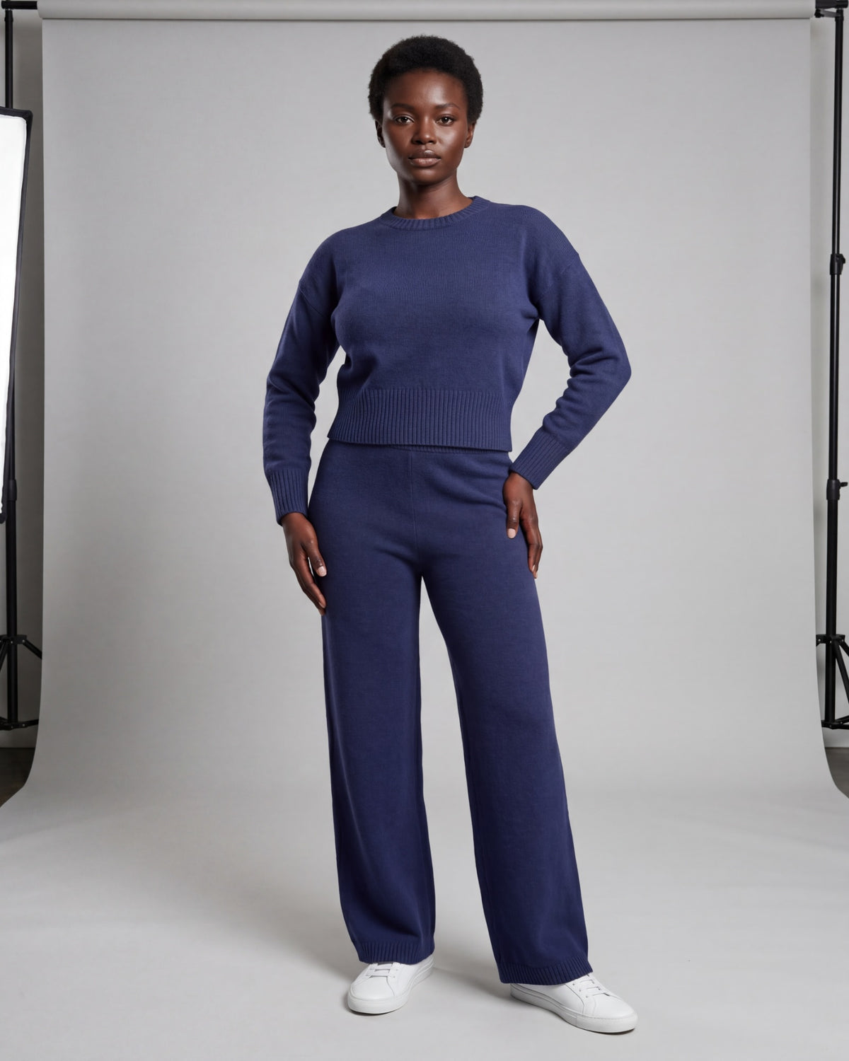 The Soft Comfy Crop Shirt Knit Set – alternate view 14