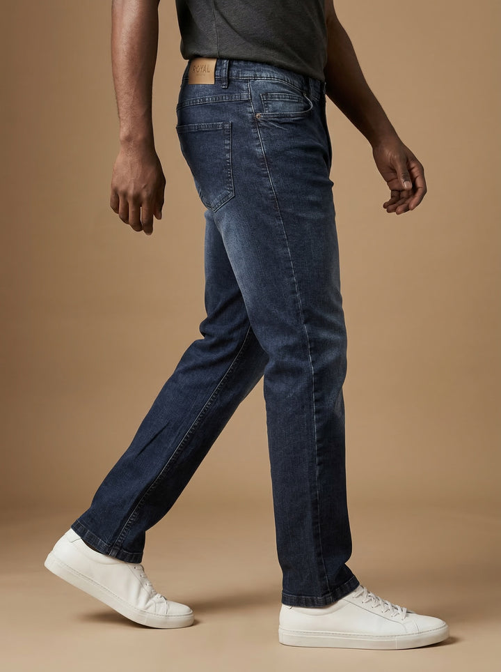 Men's Flex Straight cut Classic Denim Jeans – Royal Threads