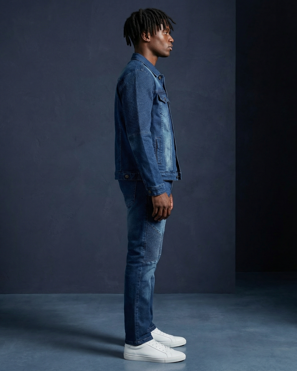 Men's Modern Moto Denim Set – Premium 14OZ Denim – alternate view 12