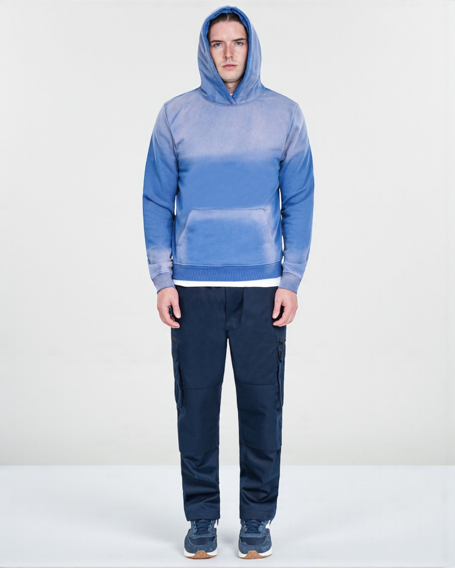 Men’s Snowflake Wash Pullover Hoodie – Ultra-Soft 450 GSM