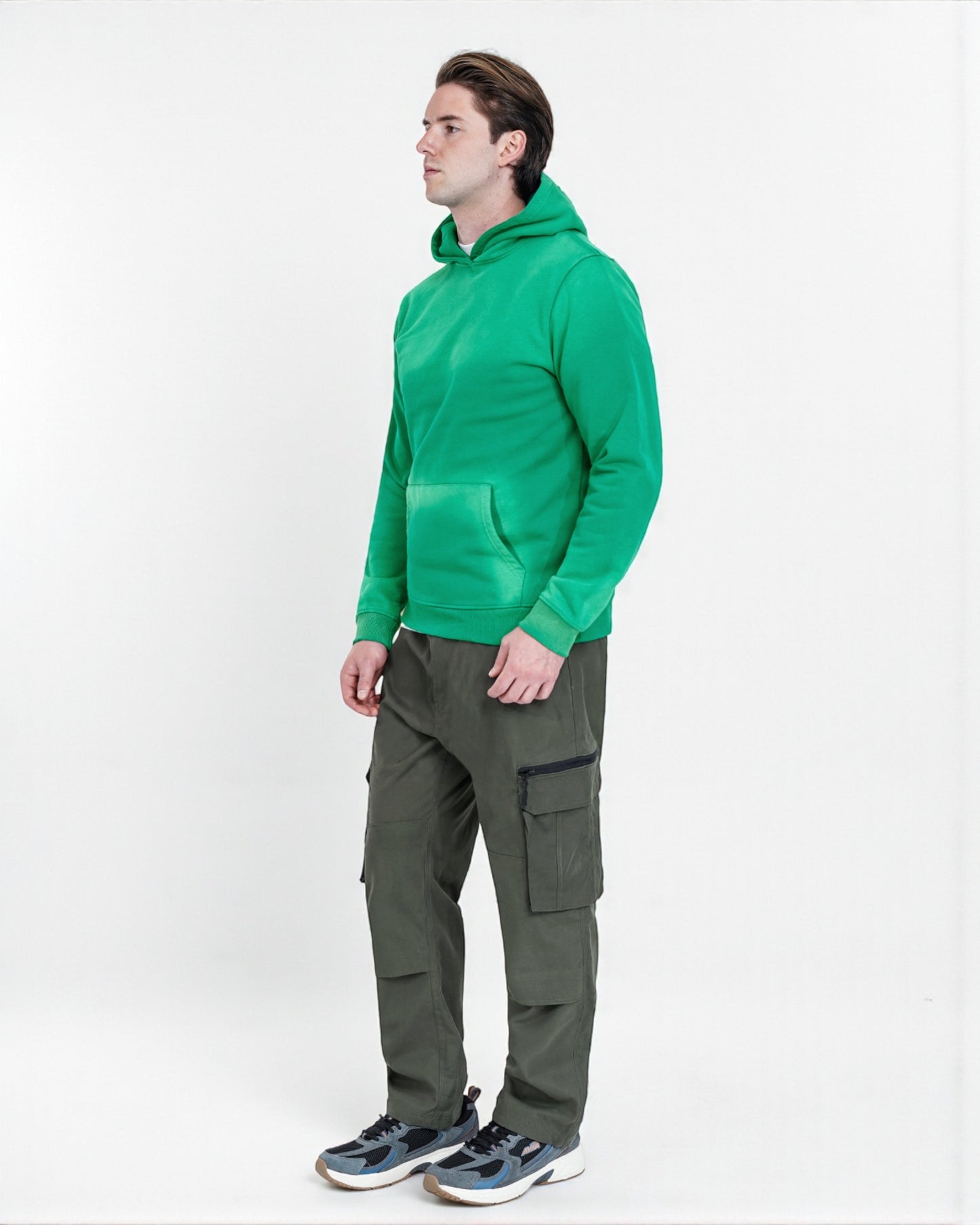 Men’s Snowflake Wash Pullover Hoodie – Ultra-Soft 450 GSM