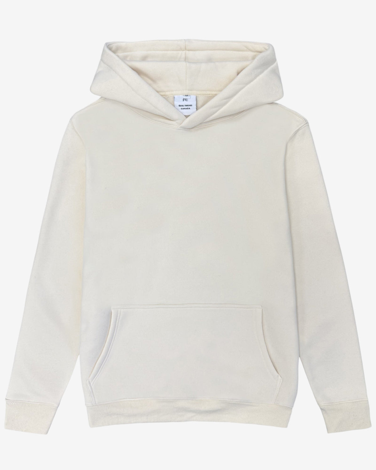 Off-white CloudSoft 100% cotton fleece pullover hoodie