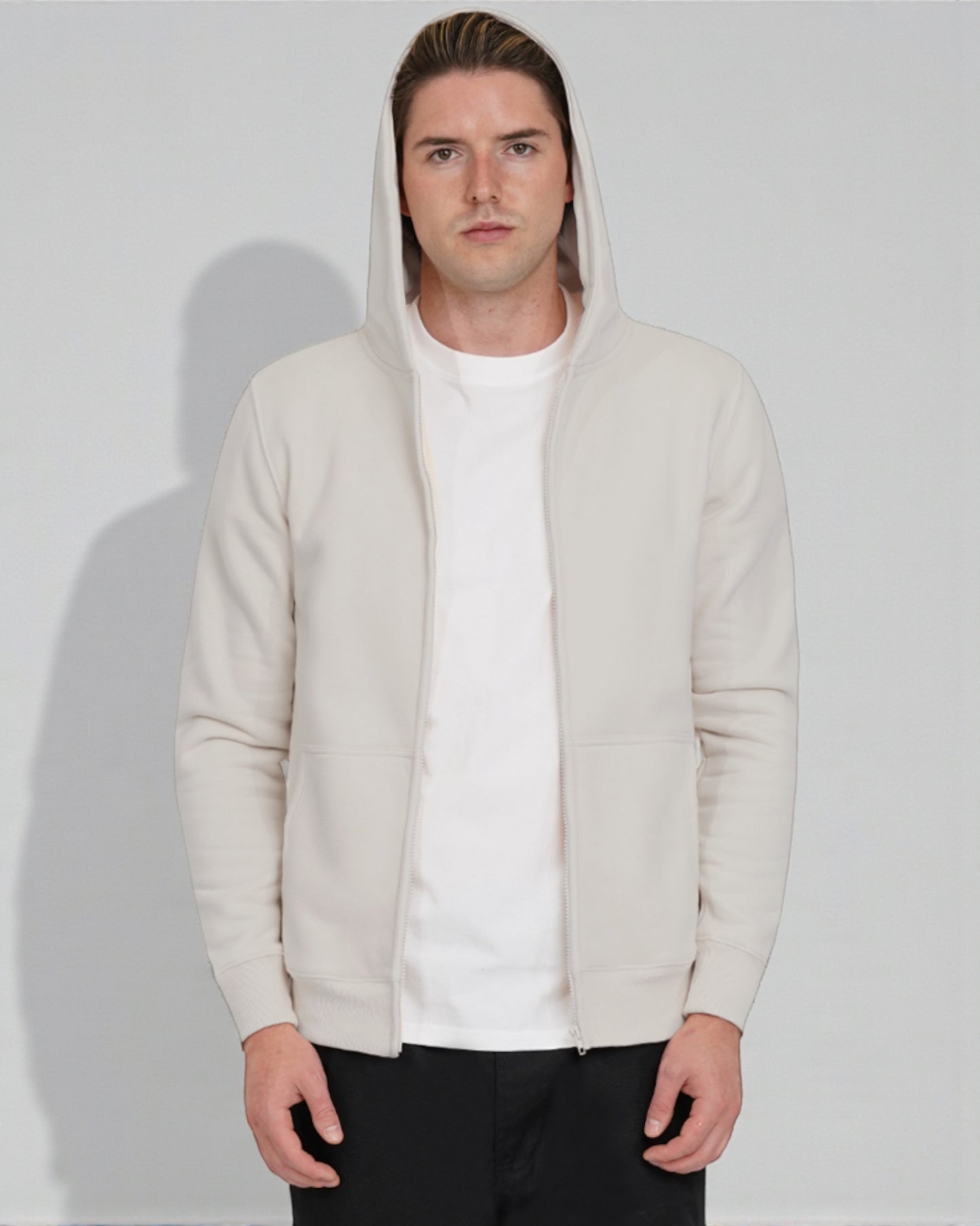 CloudSoft Fleece Zip-Up Hoodie – Everyday Comfort & Style