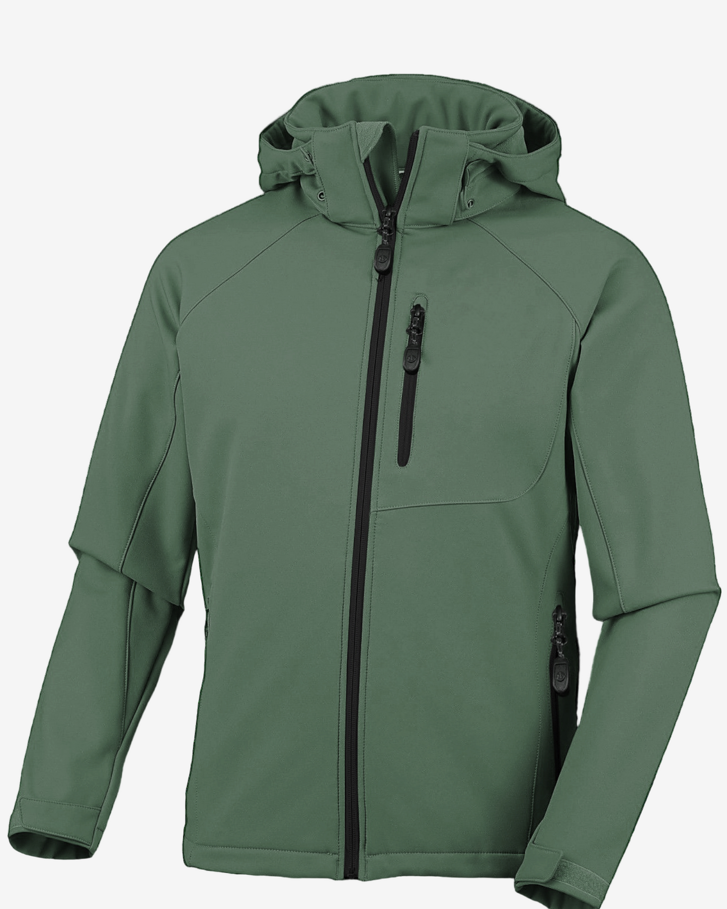 Mens' Warm Water Repellent Softshell Snowboard Jacket- Removable Hood