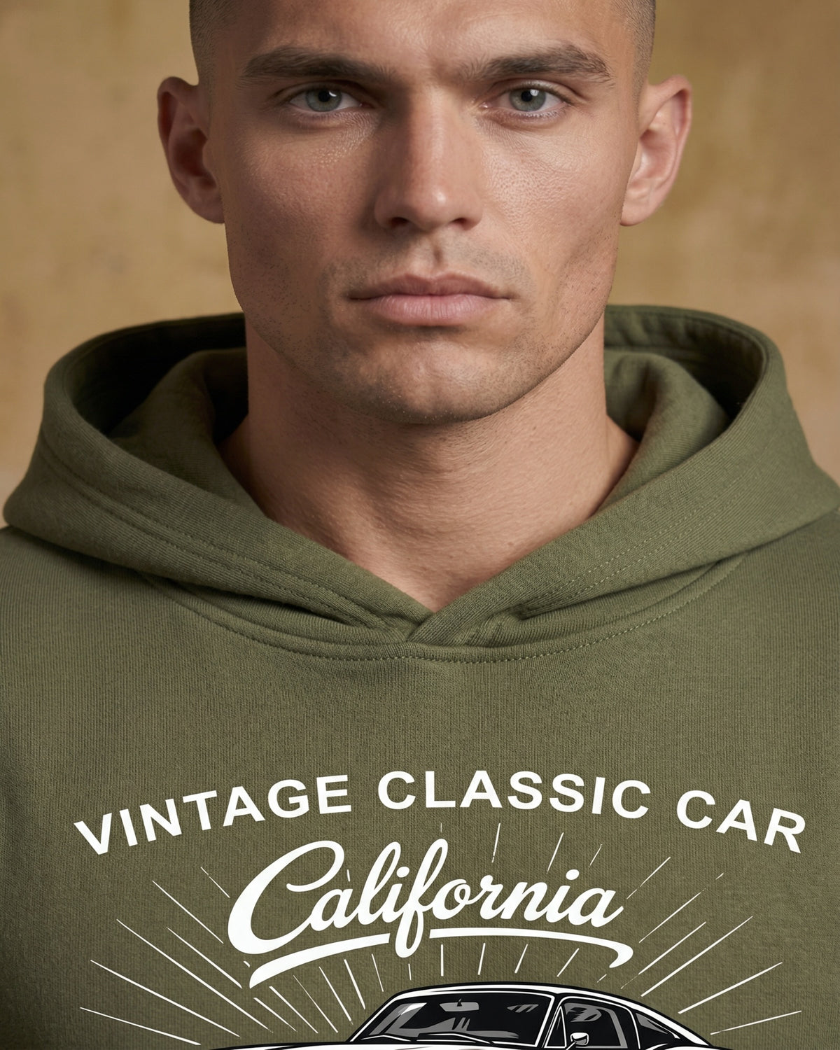 Men's Vintage Sports Car Sweatsuit – alternate view 3