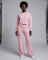 The Soft Comfy Crop Shirt Knit Set