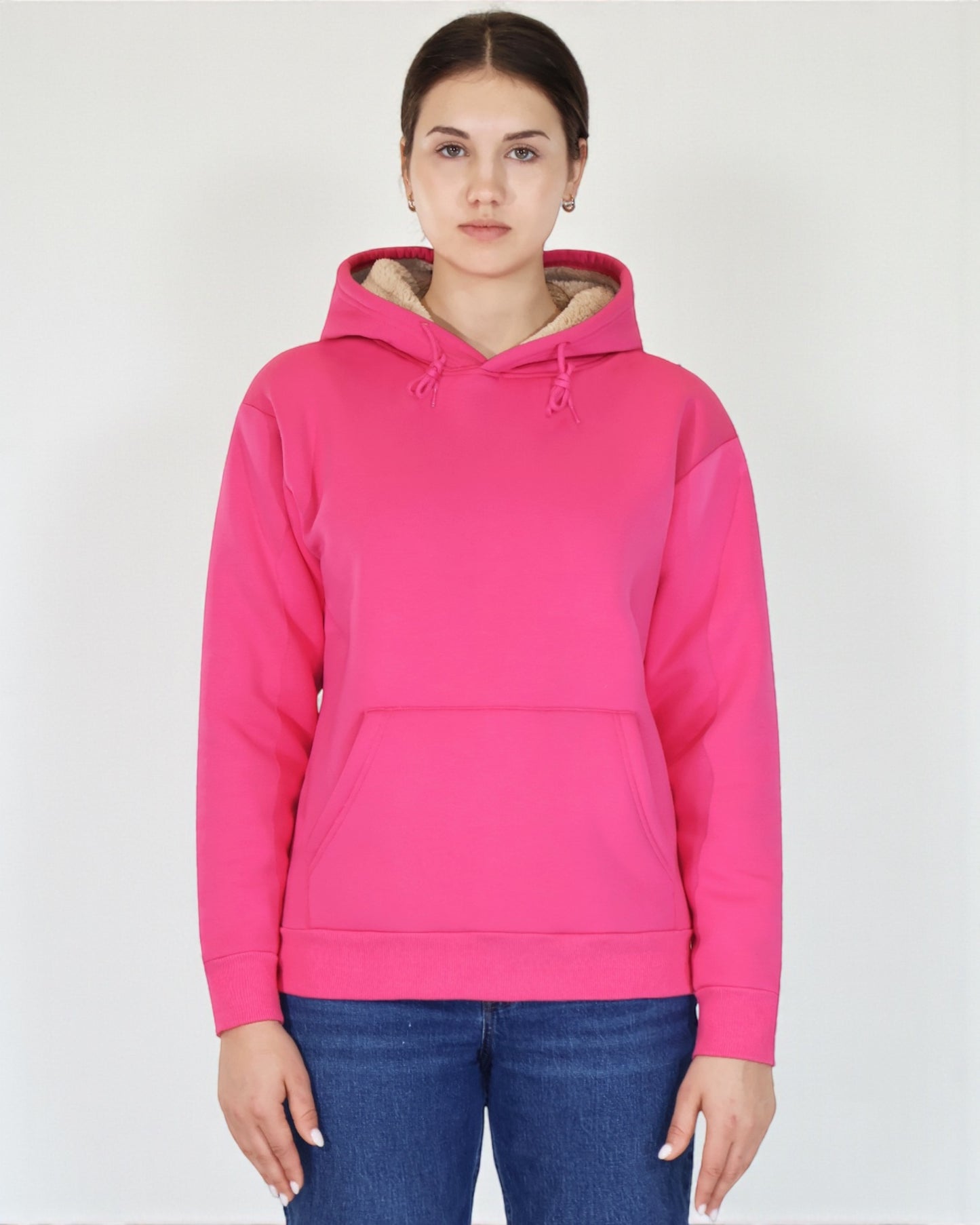 Women’s Sherpa-Lined Pullover Hoodie