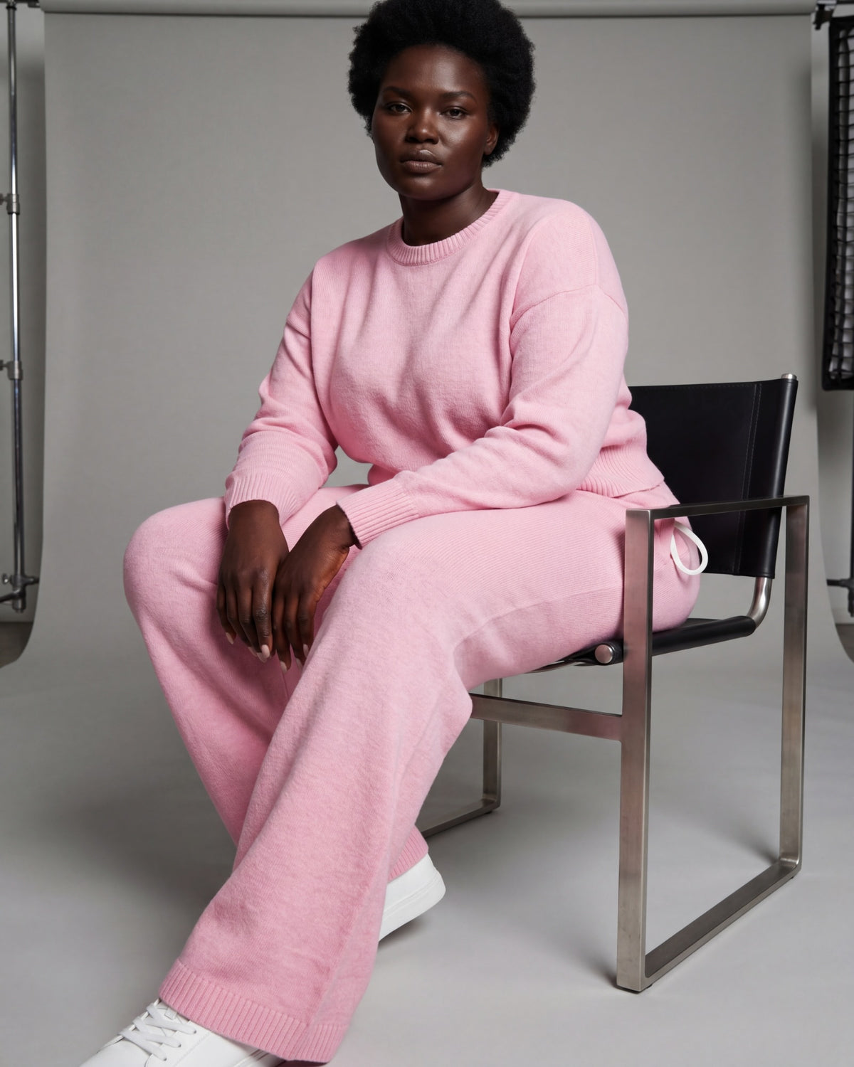 The Soft Comfy Crop Shirt Knit Set – alternate view 6